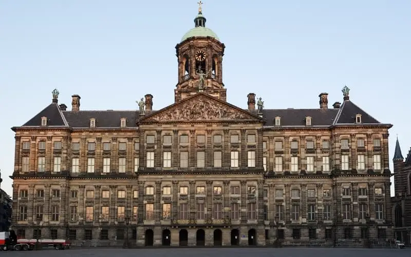 The Royal Palace in Amsterdam