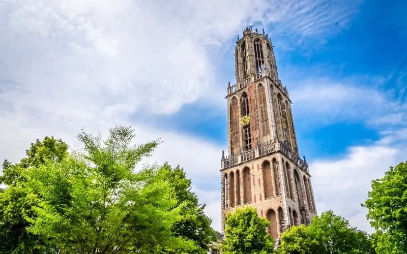 Photo of the Dom Tower in Utrecht