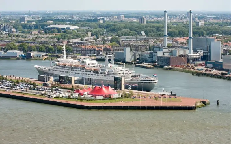 View of the ship, SS Rotterdam