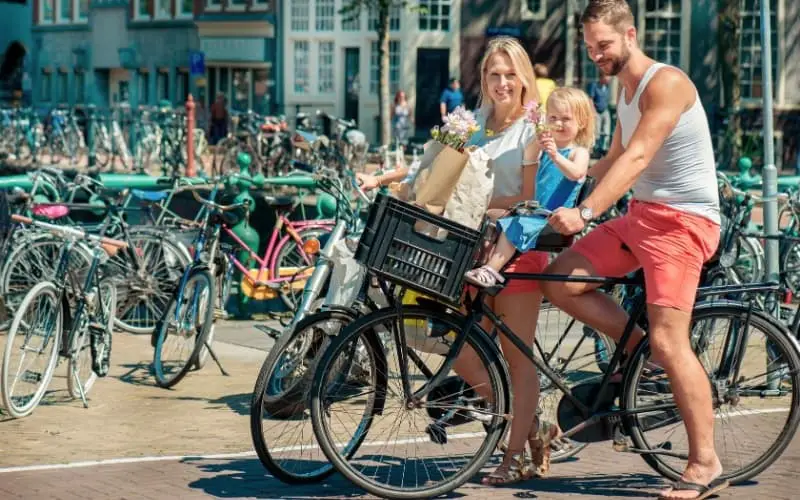 The Dutch love cycling